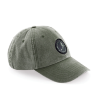 Vintage Olive Green Foundation Cap