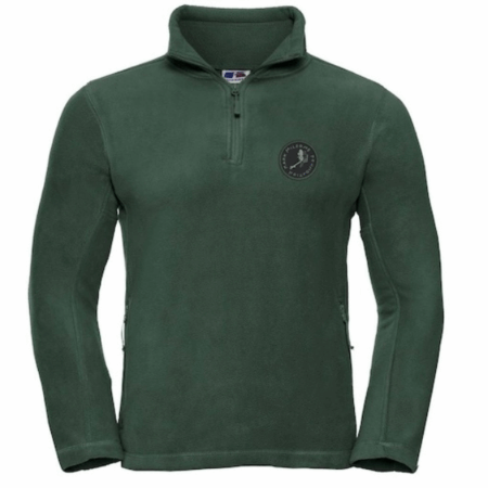 Green Russell 1/4 Zip Fleece